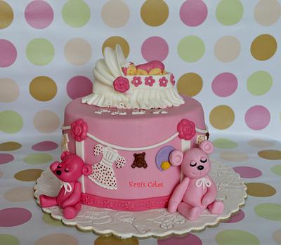 Cake baby shower Gaby - Cake by KRISICAKES
