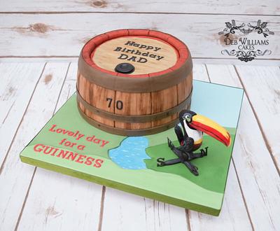 Guinness toucan cake - Cake by Deb Williams Cakes