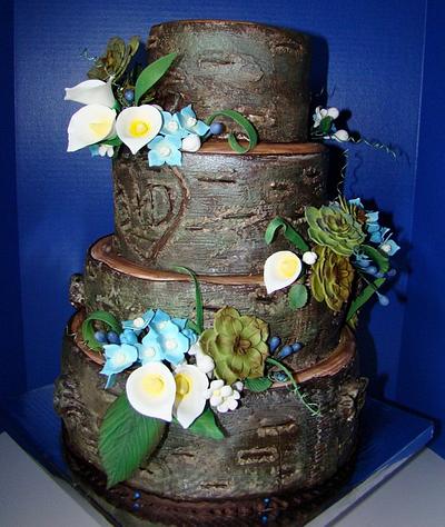 Tree Wedding Cake - Cake by Colormehappy