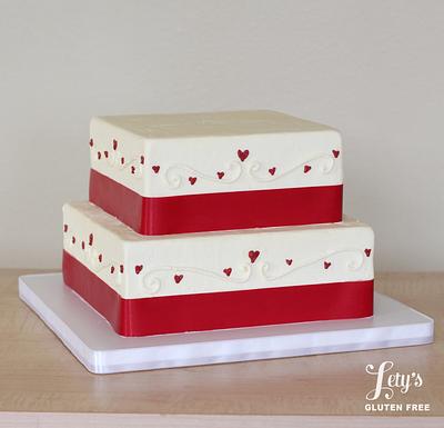 Valentines Buttercream Cake - Cake by Lety's Gluten Free