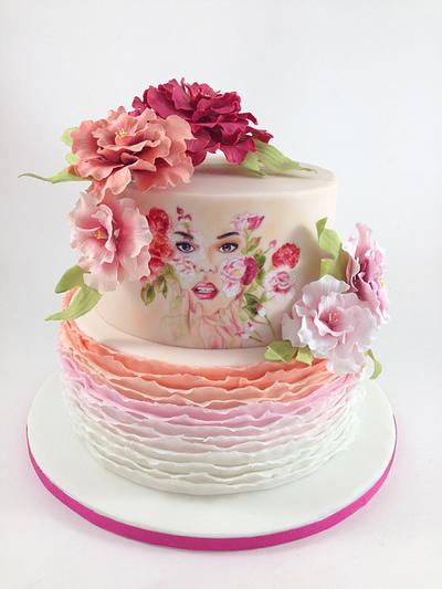 Woman themed cake - Cake by tomima