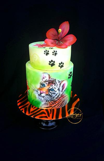 Billy the tiger - Cake by Mariya's Cakes & Art0- Chef Mariya Ozturk