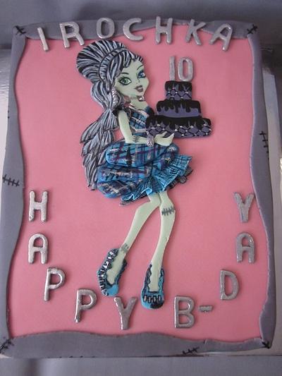 Monster High - Frankie goes to the party. - Cake by Reveriecakes