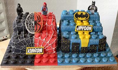 Superhero Lego cake - Cake by Sweet Fusion Cakes (Anjuna)