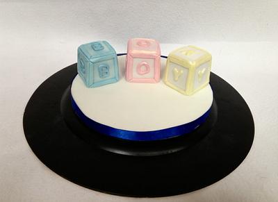 Baby shower cake - Cake by Daisy Brydon Creations