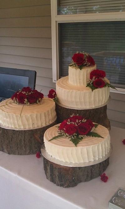 Rustic wedding - Cake by Wendal76