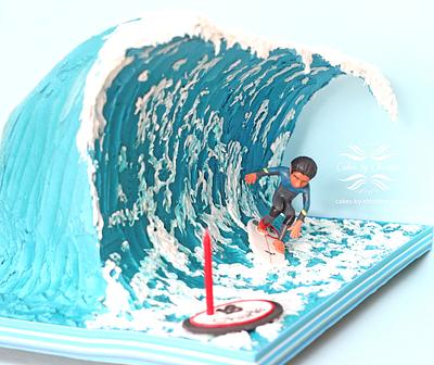 Surfing! - Cake by Cakes by Christine