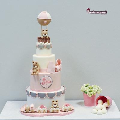 Baby girl christening - Cake by Naike Lanza
