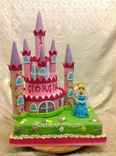 Castle of Cinderella - Cake by ZuccheroCreativo