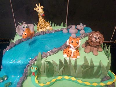 Down In The Jungle - Cake by Laura Young