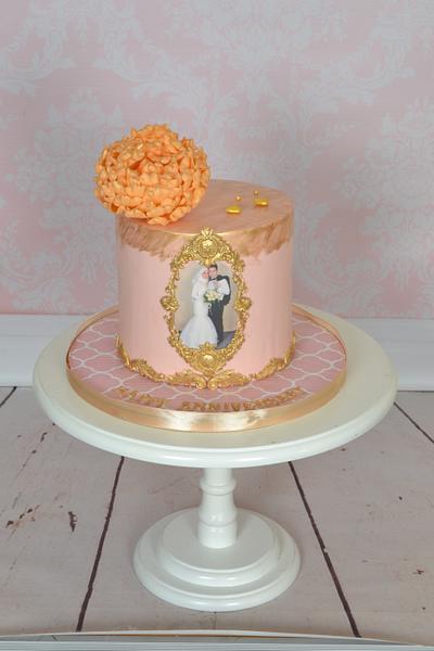 Anniversary  cake - Cake by La farine by Randa
