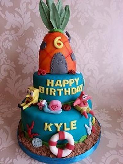 Spongebob Birthday cake - Cake by truly madly cakey