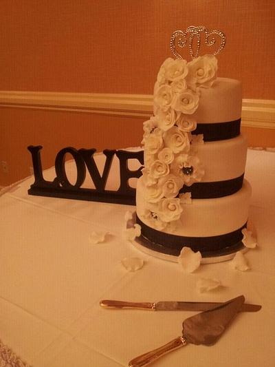 Love Wedding Cake - Cake by Stephanie Towner