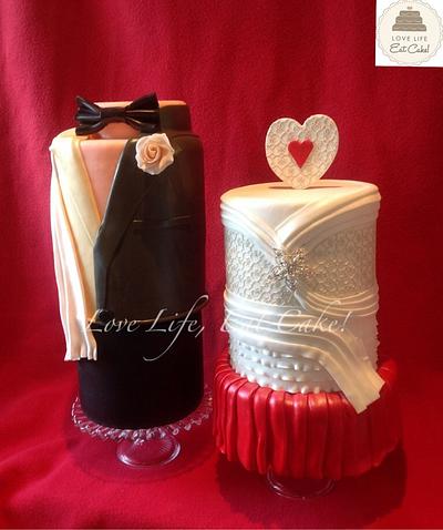 Two become One - Cake by Love Life Eat Cake by Michele Walters