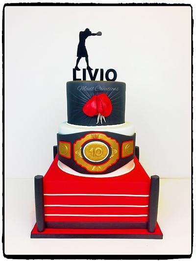 Boxing cake by Madl Créations - Cake by Cindy Sauvage 