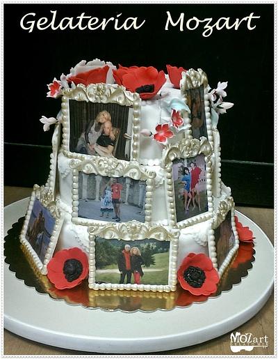 a different kind of  wedding cake - Cake by Gelateria Mozart 