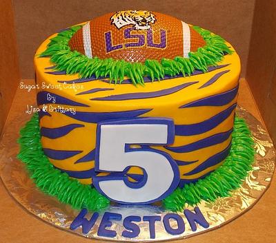 LSU Tigers - Cake by Sugar Sweet Cakes