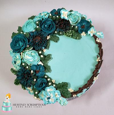 Buttercream Flower Cake ! - Cake by Iwona Sobejko