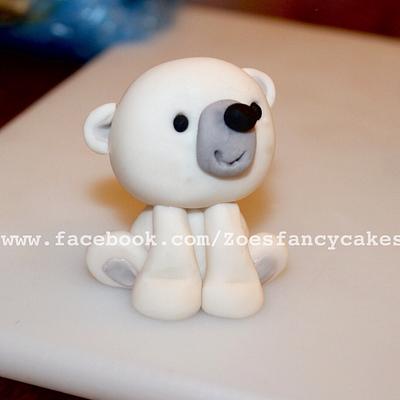 Cute polar bear - Cake by Zoe's Fancy Cakes
