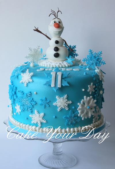 Olaf 'Frozen' Cake - Cake by Cake Your Day (Susana van Welbergen)
