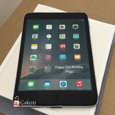 Apple iPad Birthday Cake - Cake by CakesAnnietime