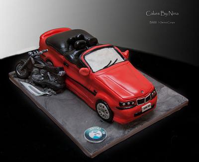 BMW 3Coupe - Cake by Cakes by Nina Camberley