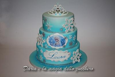 Frozen Elsa cake - Cake by Daria Albanese