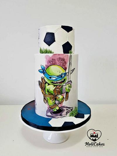 Ninja turtle  - Cake by MOLI Cakes