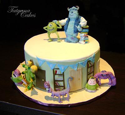 monster university cake - Cake by Tatyana Cakes