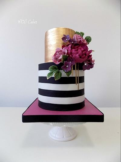 Stripes - Cake by MOLI Cakes