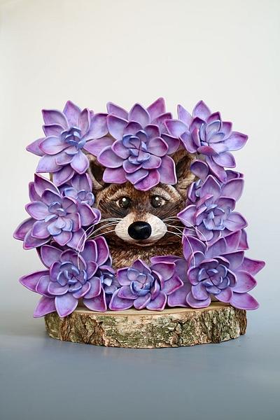 Raccoon - Cake by tomima