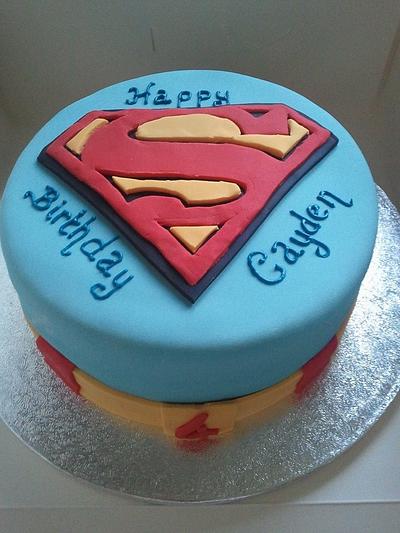 Superman - Cake by stilley