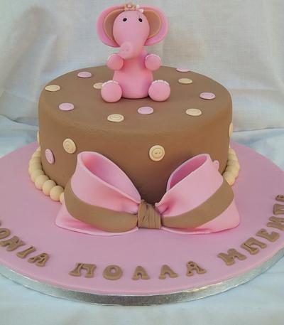 cute elephant cake  - Cake by Mina's cakes and cookies