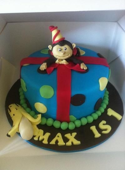 Monkey Themed Birthday  - Cake by Jodie Taylor