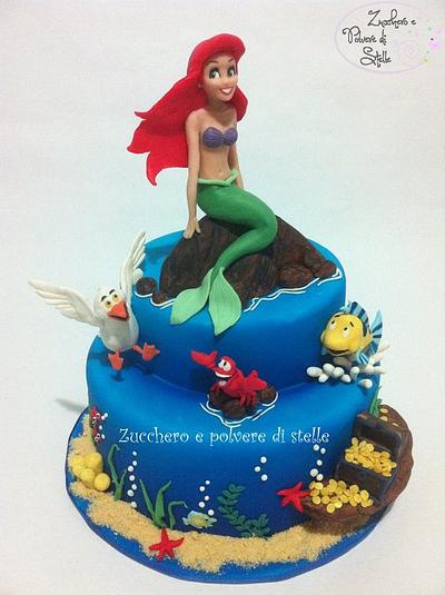 the little mermaid cake - Cake by Zucchero e polvere di stelle