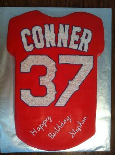 Texas Ranger Baseball Jersey - Cake by StephS