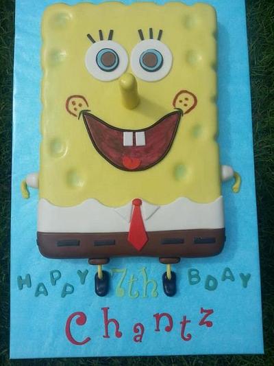 Spongebob Cake  - Cake by Sweet treats by Mary Keith (Jazriene's inspired)