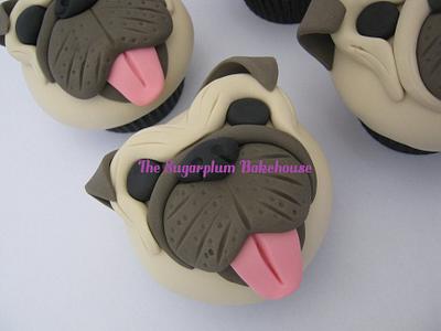 Pug Face Cupcakes - Cake by Sam Harrison
