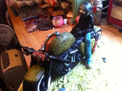 The motor bike - Cake by Possum (jules)