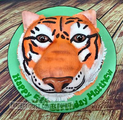 Matthew - Tiger Birthday Cake  - Cake by Niamh Geraghty, Perfectionist Confectionist