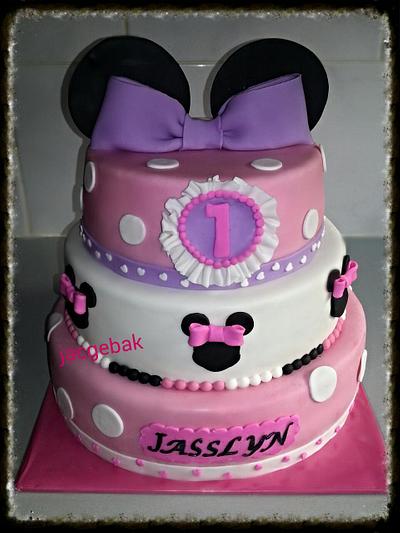minnie mouse cake - Cake by jac  gebak