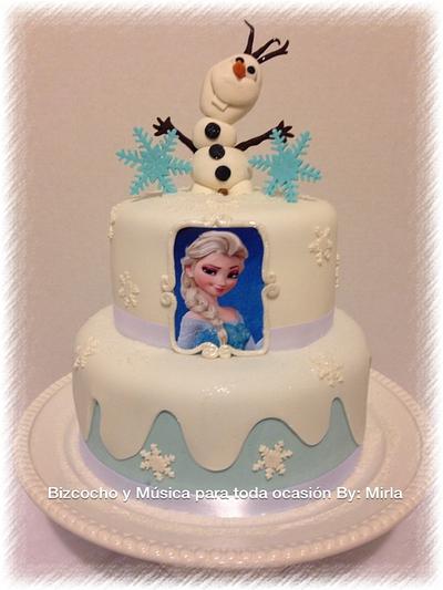 Frozen,Cake - Cake by Mirlascakespr