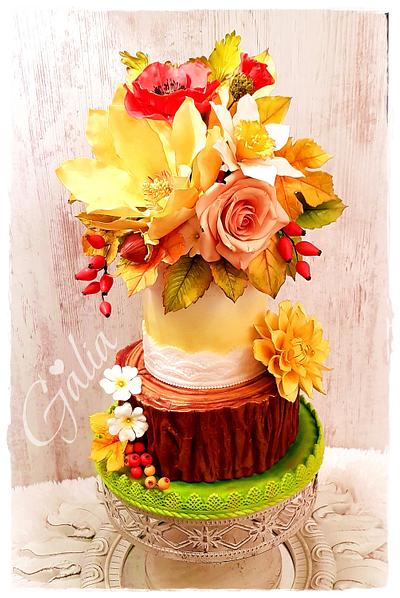  THE COLORS OF AUTUMN - Cake by Galya's Art 