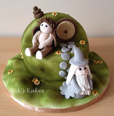 Lord of the Rings / Hobbit Birthday Cake - Cake by Nikskakes