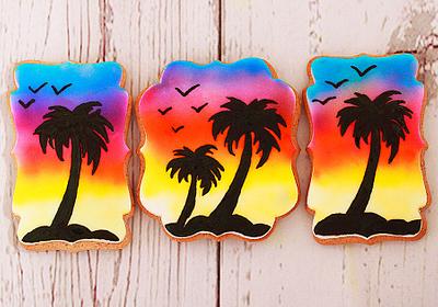 Sunset cookies - Cake by Levi
