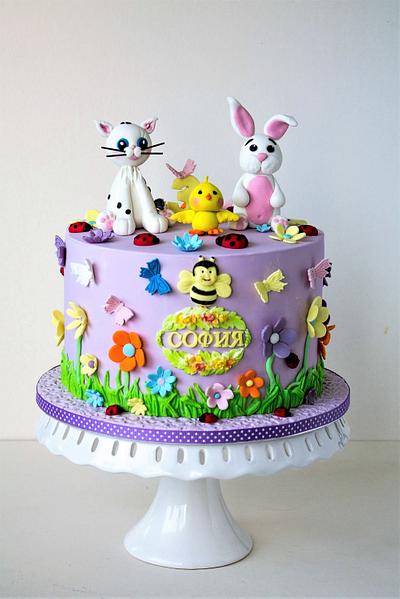 Birthday cake for girl - Cake by Dimi's sweet art