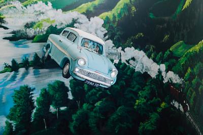 Flying Ford Anglia Cake - Cake by Alex Narramore (The Mischief Maker)