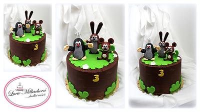 Krteček and friends - Cake by Lucie Milbachová (Czech rep.)