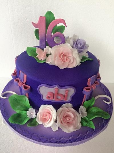 Sweet 16 Birthday Cake - Cake by Jing14