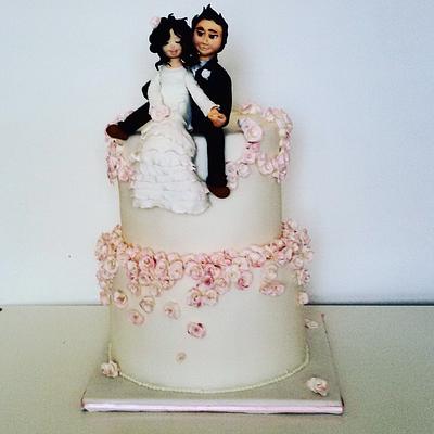romantic cake  - Cake by Sabrina Adamo 